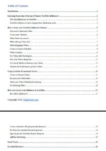 YouTube Influence Mastery ebook PLR