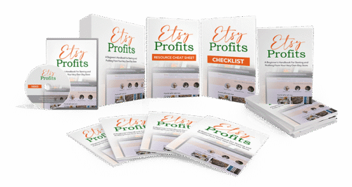 How to Sell at Etsy Store Online - Etsy Profits Course – Videos and Ebook