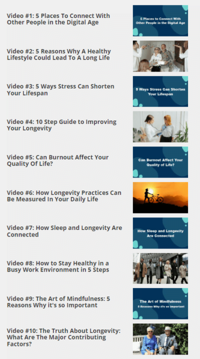 How to Live Longer: Your Ultimate Video Course and Ebook – MRR Download - Image 2