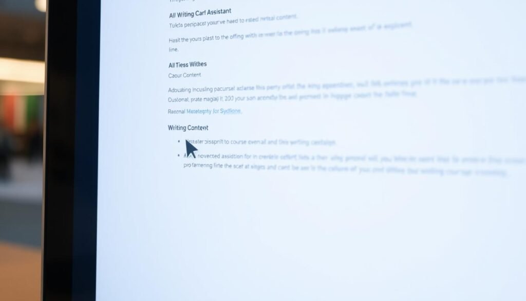 AI writing assistant for online courses