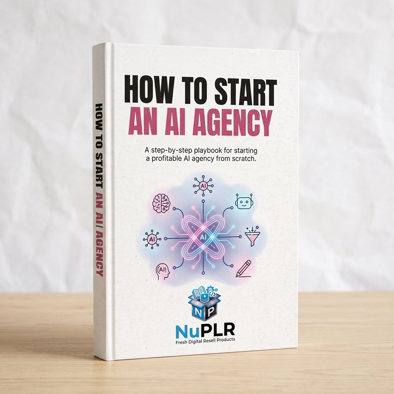 Start AI Agency Ebook PLR Resell