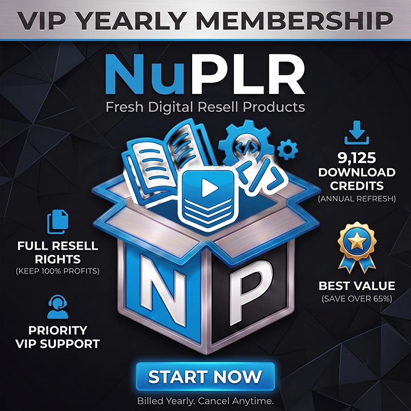 Download PLR Products and Source codes.