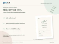 Wedding binder PLR: editing, rebranding and downstream license limits.
