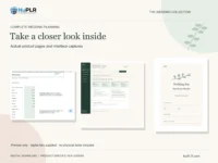 Wedding bundle PLR: actual product preview.
