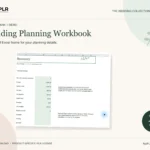 Wedding workbook PLR: actual product preview.